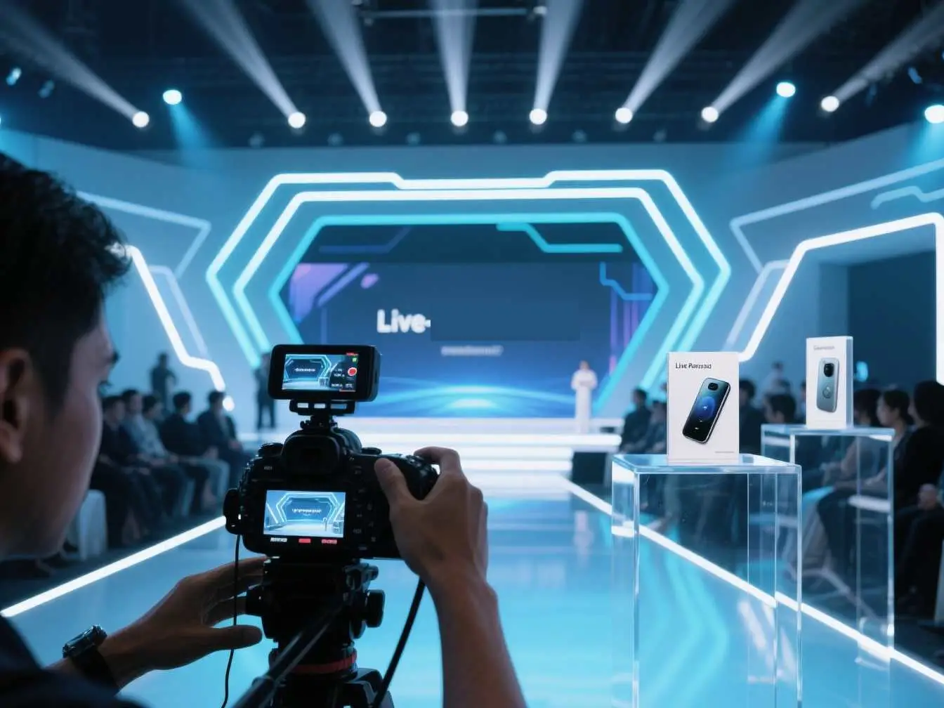 jasa live streaming grand launching & product launch 3