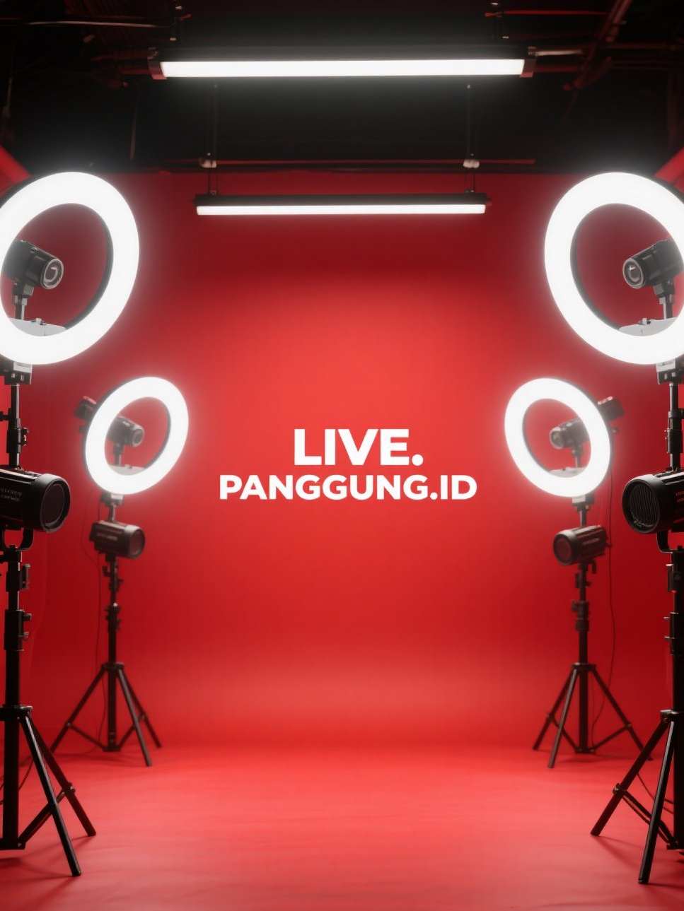 sewa lighting live streaming bikin video lebih terang & profesional 1